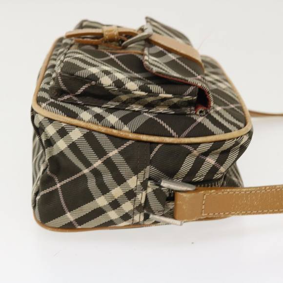 BURBERRY Nova Check Shoulder Bag Nylon Black Auth 39654 - Picture 4 of 16